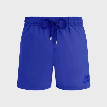 Vilebrequin - Mit Wasser Reagierende Ronde Des Tortues Maxi Badeshorts Für Herren - Bademode - Moorea - Blau - Größe M Vilebrequin - Mit Wasser Reagierende Ronde Des Tortues Maxi Badeshorts Für Herren - Bademode - Moorea - Blau - Größe M
