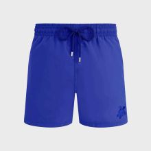 Vilebrequin - Mit Wasser Reagierende Ronde Des Tortues Maxi Badeshorts Für Herren - Bademode - Moorea - Blau - Größe L Vilebrequin - Mit Wasser Reagierende Ronde Des Tortues Maxi Badeshorts Für Herren - Bademode - Moorea - Blau - Größe L