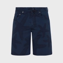 Vilebrequin - Gabardine-bermudashorts Mit Starfish Darkening-print Für Herren - Bermuda - Garonne - Blau - Größe 32 Vilebrequin - Gabardine-bermudashorts Mit Starfish Darkening-print Für Herren - Bermuda - Garonne - Blau - Größe 32