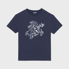 Vilebrequin - T-shirt Mit Schildkröten-print Und Orcas-design Für Jungen - T-shirt - Gabin - Blau - Größe 12 Vilebrequin - T-shirt Mit Schildkröten-print Und Orcas-design Für Jungen - T-shirt - Gabin - Blau - Größe 12