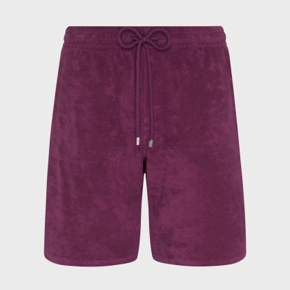 Vilebrequin - Jacquard-bermudashorts Aus Frottee - Bermuda - Bolide - Violett - Größe XL Vilebrequin - Jacquard-bermudashorts Aus Frottee - Bermuda - Bolide - Violett - Größe XL