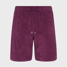 Vilebrequin - Jacquard-bermudashorts Aus Frottee - Bermuda - Bolide - Violett - Größe XXXL Vilebrequin - Jacquard-bermudashorts Aus Frottee - Bermuda - Bolide - Violett - Größe XXXL