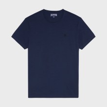Vilebrequin - Solid Woll-t-shirt Für Herren - T-shirt - Thom - Blau - Größe XL Vilebrequin - Solid Woll-t-shirt Für Herren - T-shirt - Thom - Blau - Größe XL