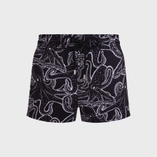 Vilebrequin - Kurze Poulpes Badeshorts Für Herren - Bademode - Manta - Schwarz - Größe L Vilebrequin - Kurze Poulpes Badeshorts Für Herren - Bademode - Manta - Schwarz - Größe L