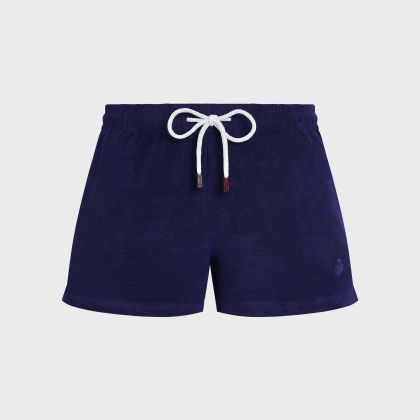 Vilebrequin - Solid Frottee-shorts Für Damen - Shorty - Liona - Blau - Größe XS Vilebrequin - Solid Frottee-shorts Für Damen - Shorty - Liona - Blau - Größe XS