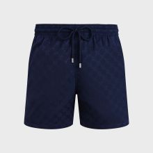 Vilebrequin - Turtle Monogram Jacquard Badeshorts Für Herren - Bademode - Moopea - Blau - Größe XXXL Vilebrequin - Turtle Monogram Jacquard Badeshorts Für Herren - Bademode - Moopea - Blau - Größe XXXL