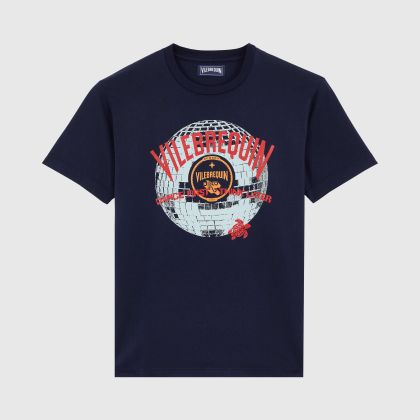 Vilebrequin - Vbq Disco Ball T-shirt Aus Baumwolle Für Herren - T-shirt - Portisol - Blau - Größe XXXL Vilebrequin - Vbq Disco Ball T-shirt Aus Baumwolle Für Herren - T-shirt - Portisol - Blau - Größe XXXL