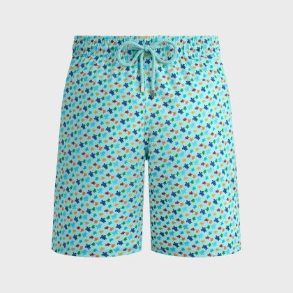 Vilebrequin - Lange Micro Ronde Des Tortues Rainbow Stretch-badeshorts Für Herren - Bademode - Okorise - Blau - Größe XXXL Vilebrequin - Lange Micro Ronde Des Tortues Rainbow Stretch-badeshorts Für Herren - Bademode - Okorise - Blau - Größe XXXL