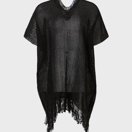 Vilebrequin - Damen Netz-tunika - Tunika - Fulvia - Schwarz - Größe XS/S Vilebrequin - Damen Netz-tunika - Tunika - Fulvia - Schwarz - Größe XS/S