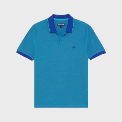 Vilebrequin - Solid Polohemd Aus Baumwolle Für Herren - Polohemd - Palan - Blau - Größe XXXL Vilebrequin - Solid Polohemd Aus Baumwolle Für Herren - Polohemd - Palan - Blau - Größe XXXL