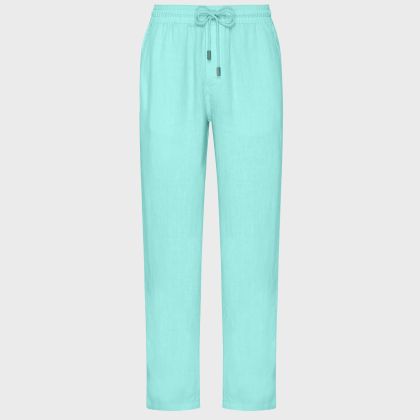 Vilebrequin - Solid Weite Leinenhose Für Herren - Hose - Pacha - Grün - Größe XXL Vilebrequin - Solid Weite Leinenhose Für Herren - Hose - Pacha - Grün - Größe XXL