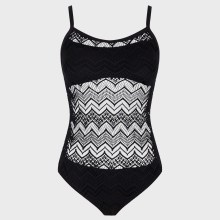 Vilebrequin - Badeanzug Mit Spitze Für Damen - Bademode - Lisanne - Schwarz - Größe M Vilebrequin - Badeanzug Mit Spitze Für Damen - Bademode - Lisanne - Schwarz - Größe M