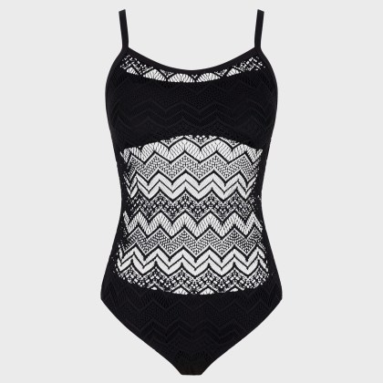 Vilebrequin - Badeanzug Mit Spitze Für Damen - Bademode - Lisanne - Schwarz - Größe M Vilebrequin - Badeanzug Mit Spitze Für Damen - Bademode - Lisanne - Schwarz - Größe M