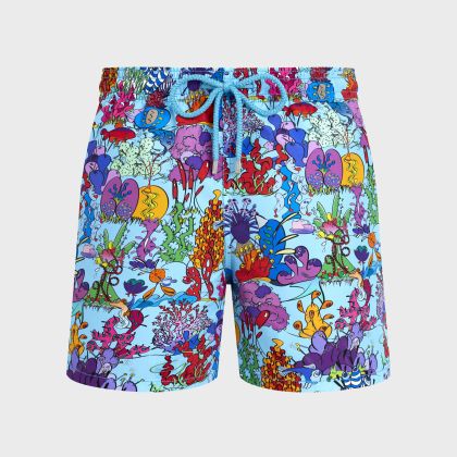 Vilebrequin - Plantes Aquatiques Badeshorts Für Herren - Bademode - Moorea - Blau - Größe XXXL Vilebrequin - Plantes Aquatiques Badeshorts Für Herren - Bademode - Moorea - Blau - Größe XXXL