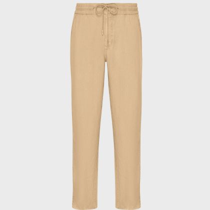 Vilebrequin - Solid Leinenhose In Regulärer Passform Für Herren - Hose - Parc - Marone - Größe XL Vilebrequin - Solid Leinenhose In Regulärer Passform Für Herren - Hose - Parc - Marone - Größe XL