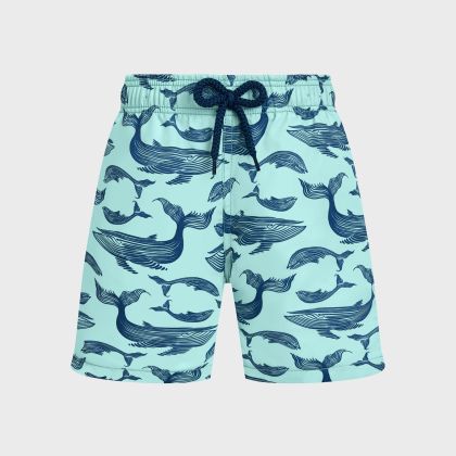 Vilebrequin - Whales Badeshorts Für Jungen - Bademode - Jim - Blau - Größe 12 Vilebrequin - Whales Badeshorts Für Jungen - Bademode - Jim - Blau - Größe 12