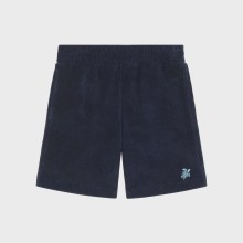 Vilebrequin - Frottee-bermudashorts Mit Aufgestickter Schildkröte Für Jungen - Bermuda - Goh - Blau - Größe 14 Vilebrequin - Frottee-bermudashorts Mit Aufgestickter Schildkröte Für Jungen - Bermuda - Goh - Blau - Größe 14