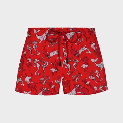 Vilebrequin - Whales Love Badeshorts Für Damen - Shorty - Fabya - Rot - Größe XS Vilebrequin - Whales Love Badeshorts Für Damen - Shorty - Fabya - Rot - Größe XS