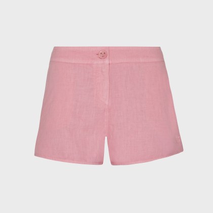 Vilebrequin - Bermudashorts Aus Leinen Für Damen - Bermuda - Loise - Rosa - Größe XS Vilebrequin - Bermudashorts Aus Leinen Für Damen - Bermuda - Loise - Rosa - Größe XS