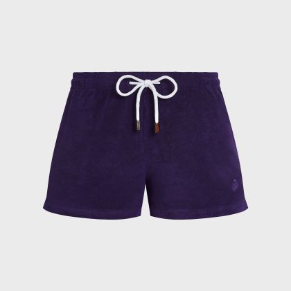 Vilebrequin - Solid Frottee-shorts Für Damen - Shorty - Liona - Violett - Größe M Vilebrequin - Solid Frottee-shorts Für Damen - Shorty - Liona - Violett - Größe M