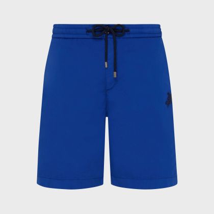 Vilebrequin - Turtle Stretch-bermudashorts Aus Baumwolle Für Herren - Bermuda - Levant - Blau - Größe 36 Vilebrequin - Turtle Stretch-bermudashorts Aus Baumwolle Für Herren - Bermuda - Levant - Blau - Größe 36