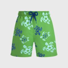 Vilebrequin - Soccer Turtles Badeshorts Für Jungen - Bademode - Jim - Grün - Größe 6 Vilebrequin - Soccer Turtles Badeshorts Für Jungen - Bademode - Jim - Grün - Größe 6