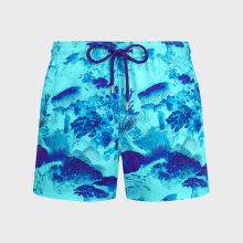 Vilebrequin - Kurze Coral Reef Stretch-badeshorts Für Herren - Bademode - Monrise - Blau - Größe S Vilebrequin - Kurze Coral Reef Stretch-badeshorts Für Herren - Bademode - Monrise - Blau - Größe S