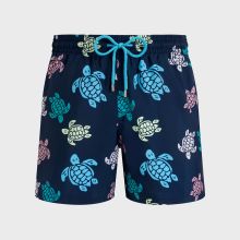 Vilebrequin - Ultraleichte Und Verstaubare Tortues Multicolores Badeshorts Für Herren - Bademode - Mahina - Blau - Größe S Vilebrequin - Ultraleichte Und Verstaubare Tortues Multicolores Badeshorts Für Herren - Bademode - Mahina - Blau - Größe S