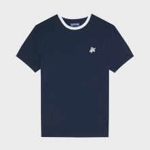 Vilebrequin - Bicolor T-shirt Aus Bio-baumwolle Für Herren - T-shirt - Tewis - Blau - Größe XL Vilebrequin - Bicolor T-shirt Aus Bio-baumwolle Für Herren - T-shirt - Tewis - Blau - Größe XL