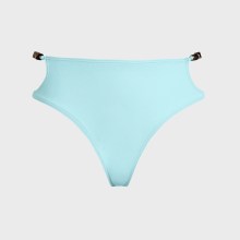 Vilebrequin - Solid Bikinihose Mit Hohem Bund Für Damen - Bademode - Flakelle - Blau - Größe XS Vilebrequin - Solid Bikinihose Mit Hohem Bund Für Damen - Bademode - Flakelle - Blau - Größe XS