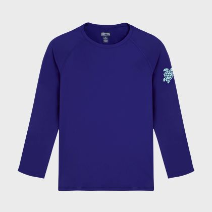 Vilebrequin - Langärmeliger Turtle Rashguard Mit Uv-schutz Für Herren - Rashguard - Regulary - Blau - Größe XXL Vilebrequin - Langärmeliger Turtle Rashguard Mit Uv-schutz Für Herren - Rashguard - Regulary - Blau - Größe XXL