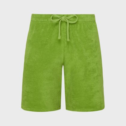 Vilebrequin - Solid Unisex-bermudashorts Aus Frottee - Bermuda - Bolide - Grün - Größe L Vilebrequin - Solid Unisex-bermudashorts Aus Frottee - Bermuda - Bolide - Grün - Größe L