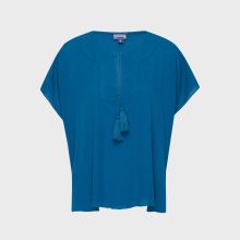 Vilebrequin - Solid Hemd Aus Viskose Für Damen - Hemd - Fritz - Blau - Größe XS Vilebrequin - Solid Hemd Aus Viskose Für Damen - Hemd - Fritz - Blau - Größe XS