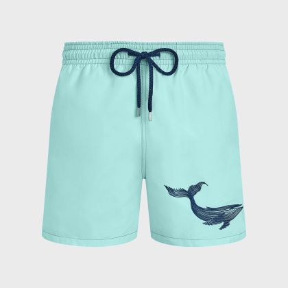 Vilebrequin - Whale Badeshorts Mit Stickerei Für Herren - Bademode - Motu - Blau - Größe XXXL Vilebrequin - Whale Badeshorts Mit Stickerei Für Herren - Bademode - Motu - Blau - Größe XXXL