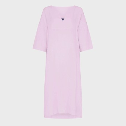 Vilebrequin - Women Linen Kaftan Solid - Kaftan - Logan - Violett - Größe S/M Vilebrequin - Women Linen Kaftan Solid - Kaftan - Logan - Violett - Größe S/M