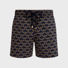 Vilebrequin - Turtles Chain Stretch-badeshorts Für Herren - Bademode - Monrise - Blau - Größe M Vilebrequin - Turtles Chain Stretch-badeshorts Für Herren - Bademode - Monrise - Blau - Größe M