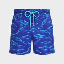 Vilebrequin - Ultraleichte Und Verstaubare Sparkling Whales Badeshorts Für Herren - Bademode - Mahina - Blau - Größe XL Vilebrequin - Ultraleichte Und Verstaubare Sparkling Whales Badeshorts Für Herren - Bademode - Mahina - Blau - Größe XL