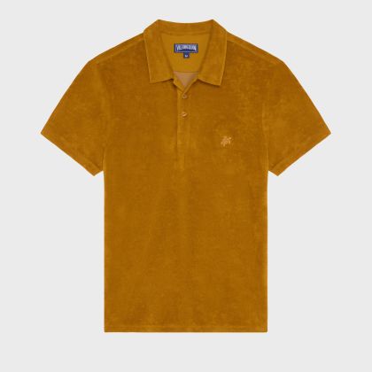 Vilebrequin - Solid Frottee-polohemd Für Herren - Polohemd - Phoenix - Marone - Größe XXL Vilebrequin - Solid Frottee-polohemd Für Herren - Polohemd - Phoenix - Marone - Größe XXL