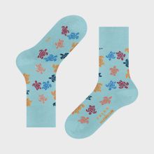 Vilebrequin - Mehrfarbige Rondes Des Tortues Socken Für Herren – Vilebrequin X Falke - Socken - Socks4 - Blau - Größe 41-42 Vilebrequin - Mehrfarbige Rondes Des Tortues Socken Für Herren – Vilebrequin X Falke - Socken - Socks4 - Blau - Größe 41-42