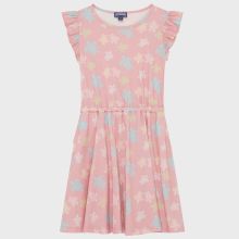 Vilebrequin - Kleid Aus Bio-baumwolle Mit Ronde Des Tortues Multicolores-design Für Mädchen - Kleid - Gaxine - Rosa - Größe 8 Vilebrequin - Kleid Aus Bio-baumwolle Mit Ronde Des Tortues Multicolores-design Für Mädchen - Kleid - Gaxine - Rosa - Größe 8