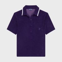 Vilebrequin - Solid Frottee-polohemd Für Damen - Polohemd - Lizea - Violett - Größe L Vilebrequin - Solid Frottee-polohemd Für Damen - Polohemd - Lizea - Violett - Größe L