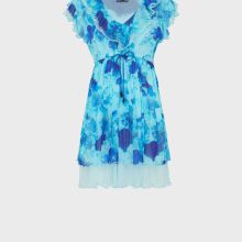 Vilebrequin - Kurzes Coral Reef Tüllkleid Für Damen - Kleid - Loula - Blau - Größe XL Vilebrequin - Kurzes Coral Reef Tüllkleid Für Damen - Kleid - Loula - Blau - Größe XL