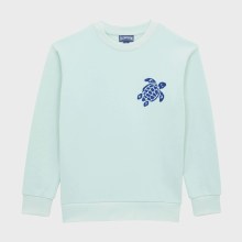 Vilebrequin - Sweatshirt Mit Rundhalsausschnitt Und Aufgestickter Schildkröte Für Kinder - Sweatshirt - Garibou - Blau - Größe 2 Vilebrequin - Sweatshirt Mit Rundhalsausschnitt Und Aufgestickter Schildkröte Für Kinder - Sweatshirt - Garibou - Blau - Größe 2