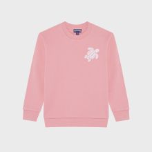 Vilebrequin - Sweatshirt Mit Rundhalsausschnitt Und Aufgestickter Schildkröte Für Kinder - Sweatshirt - Garibou - Rosa - Größe 12 Vilebrequin - Sweatshirt Mit Rundhalsausschnitt Und Aufgestickter Schildkröte Für Kinder - Sweatshirt - Garibou - Rosa - Größe 12