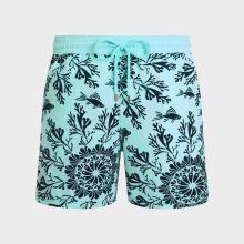 Vilebrequin - Beflockte Coral Mandala Badeshorts Für Herren - Bademode - Moorea - Blau - Größe XXL Vilebrequin - Beflockte Coral Mandala Badeshorts Für Herren - Bademode - Moorea - Blau - Größe XXL