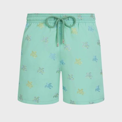 Vilebrequin - Herren-badeshorts Micro Tortues Diagonales Bestickt – Limitierte Auflage - Bademode - Mistral - Grün - Größe XXL Vilebrequin - Herren-badeshorts Micro Tortues Diagonales Bestickt – Limitierte Auflage - Bademode - Mistral - Grün - Größe XXL