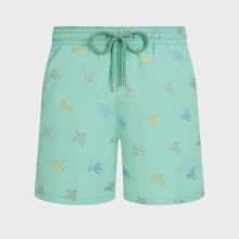 Vilebrequin - Herren-badeshorts Micro Tortues Diagonales Bestickt – Limitierte Auflage - Bademode - Mistral - Grün - Größe XL Vilebrequin - Herren-badeshorts Micro Tortues Diagonales Bestickt – Limitierte Auflage - Bademode - Mistral - Grün - Größe XL