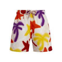 Vilebrequin - Spray Paint Stretch-badeshorts Für Jungen - Vbq X Palm Angels - Bademode - Jirise - Rosa - Größe 2 Vilebrequin - Spray Paint Stretch-badeshorts Für Jungen - Vbq X Palm Angels - Bademode - Jirise - Rosa - Größe 2