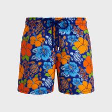 Vilebrequin - Tropical Turtle Badeshorts Für Herren - Bademode - Moorea - Blau - Größe XXL Vilebrequin - Tropical Turtle Badeshorts Für Herren - Bademode - Moorea - Blau - Größe XXL