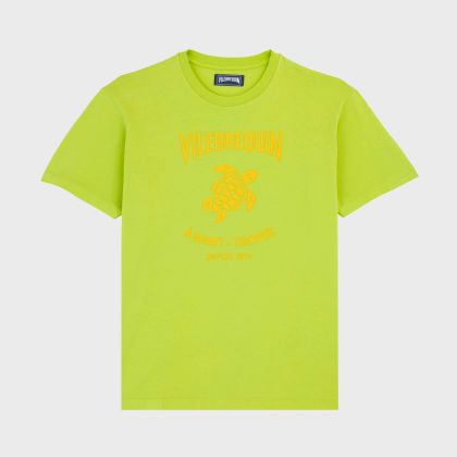 Vilebrequin - Gomy Baumwoll-t-shirt Mit Aufgedrucktem Logo Für Herren - T-shirt - Portisol - Grün - Größe 4XL Vilebrequin - Gomy Baumwoll-t-shirt Mit Aufgedrucktem Logo Für Herren - T-shirt - Portisol - Grün - Größe 4XL
